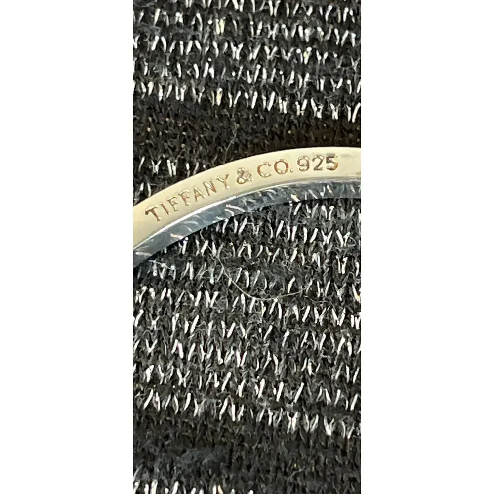 Vintage Tiffany & Co Bangle Bracelet Sterling 925 Sz 7.5 - Picture 9 of 12